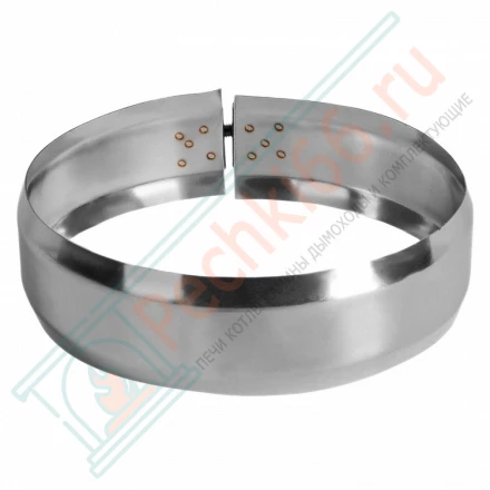 Хомут соединительный на трубу без изол (AISI-321/0,5мм) d-200 (Вулкан)