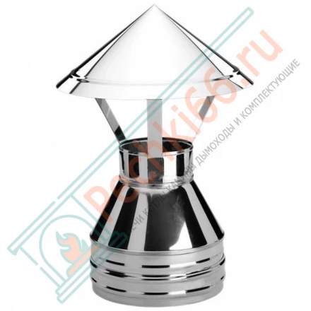 Зонт V50R с изол (AISI-321/0,5-ОЦИНК-RAL/0,5) d-104/200 (Вулкан)