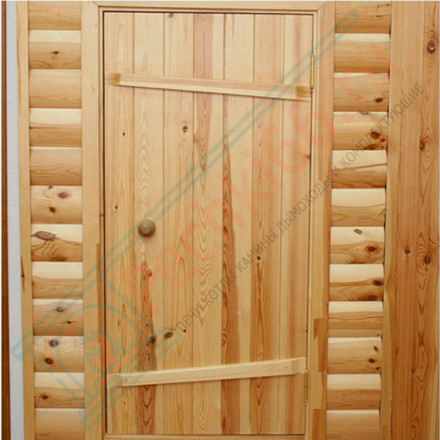 Дверь входная 1700x800x40 сосна (Россия)