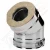 Отвод 45° V50R с изол (AISI-321/0,8-ОЦИНК-RAL/0,5) d-150/250 (Вулкан)