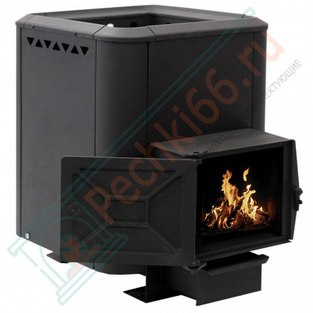 Чугунная банная печь Сибирь-15, конвекционная, с чугунной дверцей (НМК)