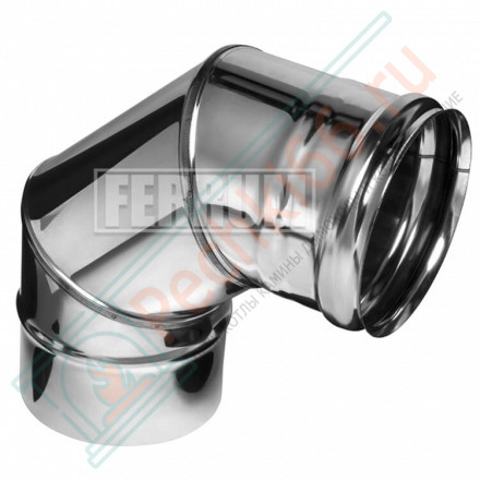 Колено 90° (НЕРЖ-430/0,8) d-150 (Ferrum HF)