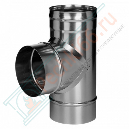 Тройник 90° без изол (НЕРЖ-321/0,8) d-115 (Дымок-Lux)