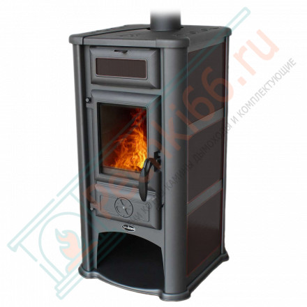 Печь-камин Lederata черная (Tim Sistem)