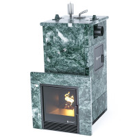 Печь для бани Сочи-М2 в змеевике с боковым подключением (ИзиСтим)