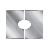 Фланец разрезной 21/32º без изол 780х890 на трубу V50R (AISI-304/0,5) d-180/280 (Вулкан)