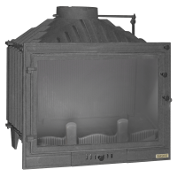 Чугунная топка Промо 700Ш, с шибером (Мета) 10 кВт