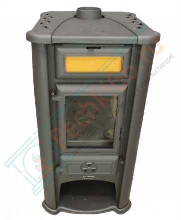 Печь-камин Lederata зеленая (Tim Sistem)