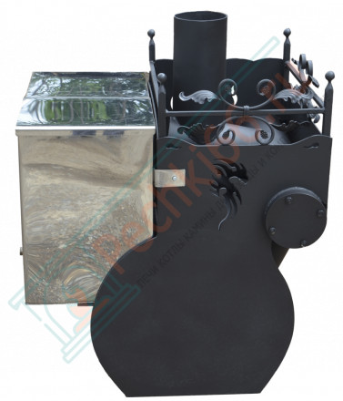 Банная печь Горыныч 3 со стеклом, под бак 100 л (ТермоСфера)