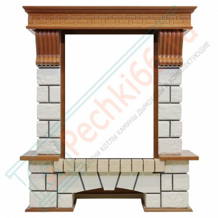 Портал Pierre Luxe - Дуб / Белый (Высота 1060мм)