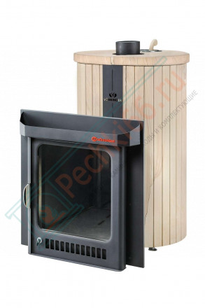 Дровяная банная печь Ферингер ОПТИМА "Окаменевшее дерево перенесённый рисунок" до 28 м³