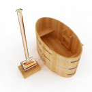 Японская баня Фурако овальная с внешней печкой 120х220х120 (НКЗ) Японская баня Фурако овальная с внешней печкой 120х220х120 (НКЗ)