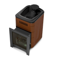 Печь для бани Таймыр Мини 2017 Inox БСЭ, ЗК, терракота (T.M.F) до 12 м3