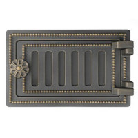 Дверца поддувальная чугунная ДП-2, бронза (Везувий)