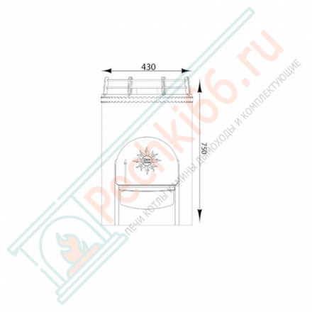 Банная печь Вольга 1 (Царь-Печи)