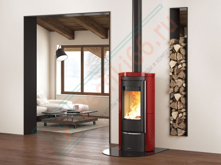 Печь-камин Liu, цвет белый (La Nordica)