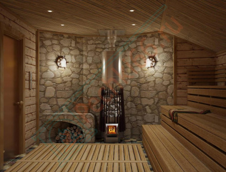 Дровяная банная печь Grill'D Cometa 180 Vega Short