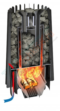 Дровяная банная печь Grill'D Cometa 180 Vega Short