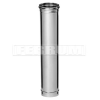 Дымоход L=1м (НЕРЖ-430/0,8) d-200 (Ferrum HF)