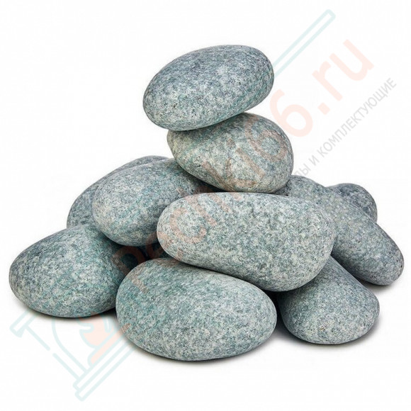 Камень для бани Жадеит шлифованный средний, м/р Хакасия (коробка), 10 кг в Саратове
