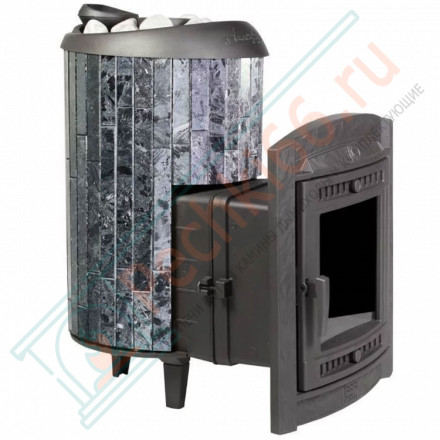 Банная печь Атмосфера L, ламели "Пироксенит" наборный (ProMetall)