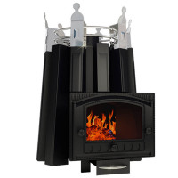 Банная печь Екатерина Великая с панорамным стеклом (Добросталь)