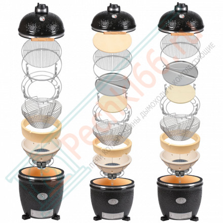 Гриль керамический Classic PRO Red с ножками (Monolith)