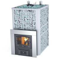 Печь для бани Ялта-55К хохлома (ИзиСтим)