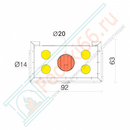 Каминная топка WINDO3 85 (EdilKamin) 12 кВт