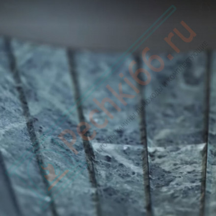 Печь для бани Атмосфера XL+, усиленная каменка, ламели "Талькохлорит" (ProMetall)