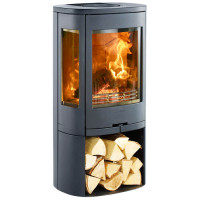 Печь-камин 850:1 Style, верх чугун, цвет черный (Contura)