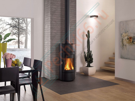 Печь-камин Fortuna Steel Nero Antracite (La Nordica)