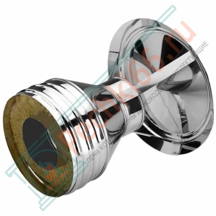 Зонт V50R с изол (AISI-321/0,5-ОЦИНК-RAL/0,5) d-200/300 (Вулкан)