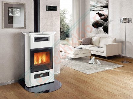 Печь-камин Wanda Classic, цвет белый (La Nordica)