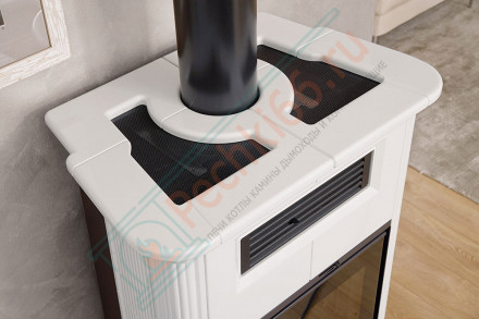 Печь-камин Wanda Classic, цвет белый (La Nordica)