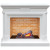 Каминокомплект электрический Coventry - Белый / Кирпич с очагом Cassette 400 NH (Dimplex)