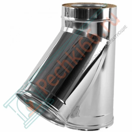 Тройник 45° V50R с изол (AISI-310S/0,8-ОЦИНК-RAL/0,5) d-200/300 (Вулкан-Cerablanket)