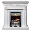 Каминокомплект Valletta - Белый (Ширина 1040 мм) с очагом Danville Chrome FB2