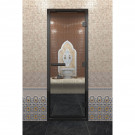 Стеклянная дверь DoorWood «Хамам Прозрачная» в черном профиле 1900х700 (по коробке) Стеклянная дверь DoorWood «Хамам Прозрачная» в черном профиле 1900х700 (по коробке)