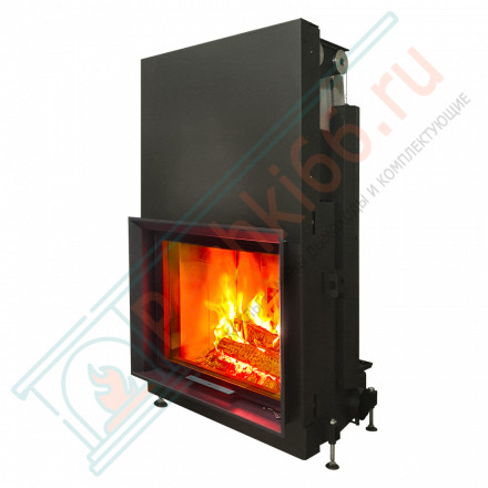 Каминная топка F 750B, черный шамот (Stav)