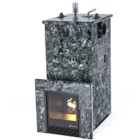 Печь для бани Геленджик-М2 с боковым подключением в пироксените (ИзиСтим)
