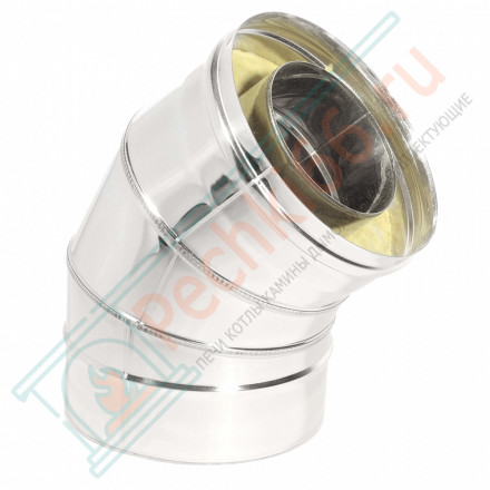 Отвод Термо 45° ОТ-Р (316-0.5/304) d-120/180 (ТиС Промо)