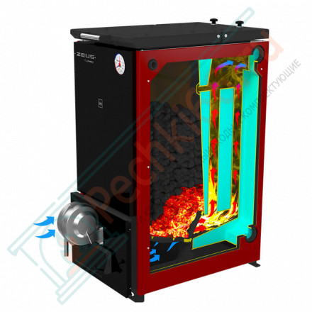 Котел твердотопливный ZEUS Turbo 76 (Термокрафт) 76 кВт