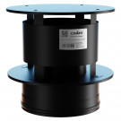 Оголовок с ветрозащитой (AISI-316L/0,8-430/ЭМАЛЬ) d-250/300 (Craft-HF-25BP)