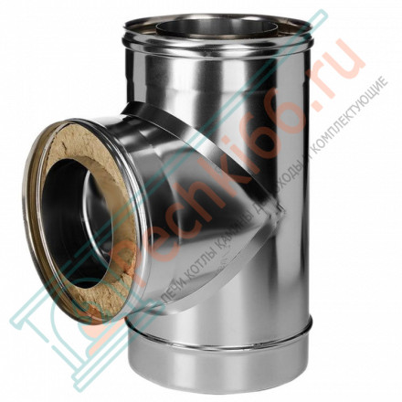 Тройник 90° с изол (НЕРЖ-321/0,5-НЕРЖ-439/0,5) d-250/330 (Дымок-Lux)