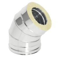 Отвод Термо 45° ОТ-Р (316-0.5/304) d-150/210 (ТиС Промо)