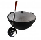 Узбекский чугунный казан круглое дно 10 л. (Наманган DAVR METALL) Узбекский чугунный казан круглое дно 10 л. (Наманган DAVR METALL)