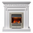 Каминокомплект Valletta - Белый (Ширина 1040 мм) с очагом Chesford
