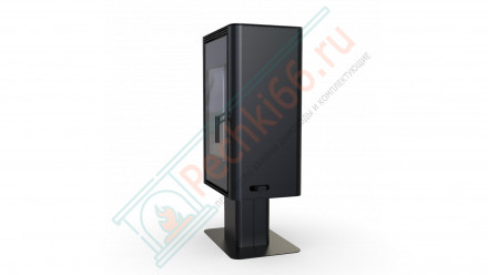 Печь-камин Solum Top, черная сталь (Defro-Home) 9кВт