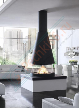 Круглая топка M360 T конический кожух (Piazzetta)